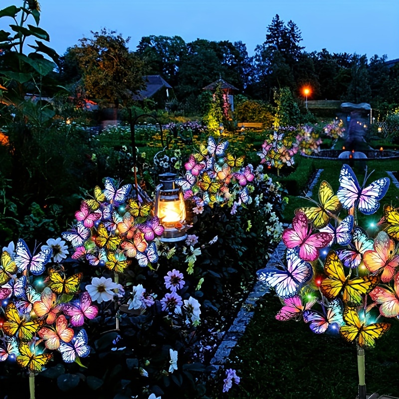 Solar Path Light - Güneş LED Kelebek Bahçe Işıkları Su