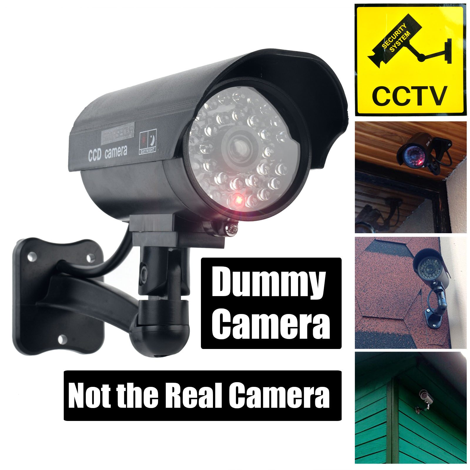 Outdoor Lighting And Camera - Smarsecur Sahte Kamera Kukla Su Geçirmez