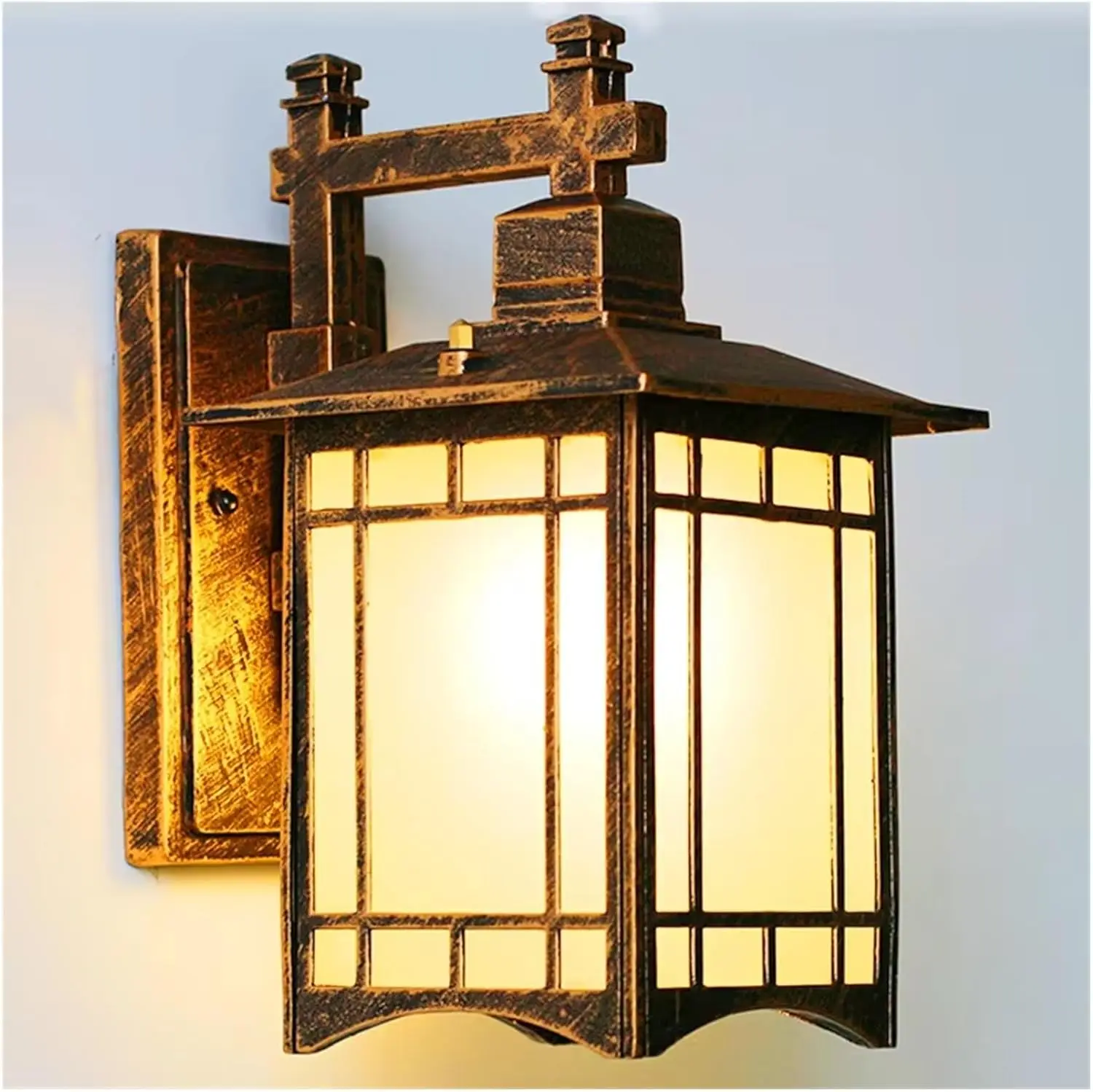 Outdoor Lighting Bronze - Duvar Lambası Su Geçirmez Modern Dış