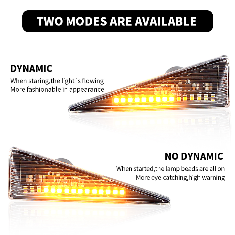Outdoor Lighting Yellow - 2 adet LED dönüş sinyali yan