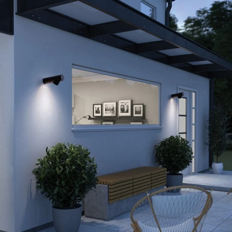 Outdoor Lighting Accent - SANDYHA Modern LED Duvar Lambası Benzersiz