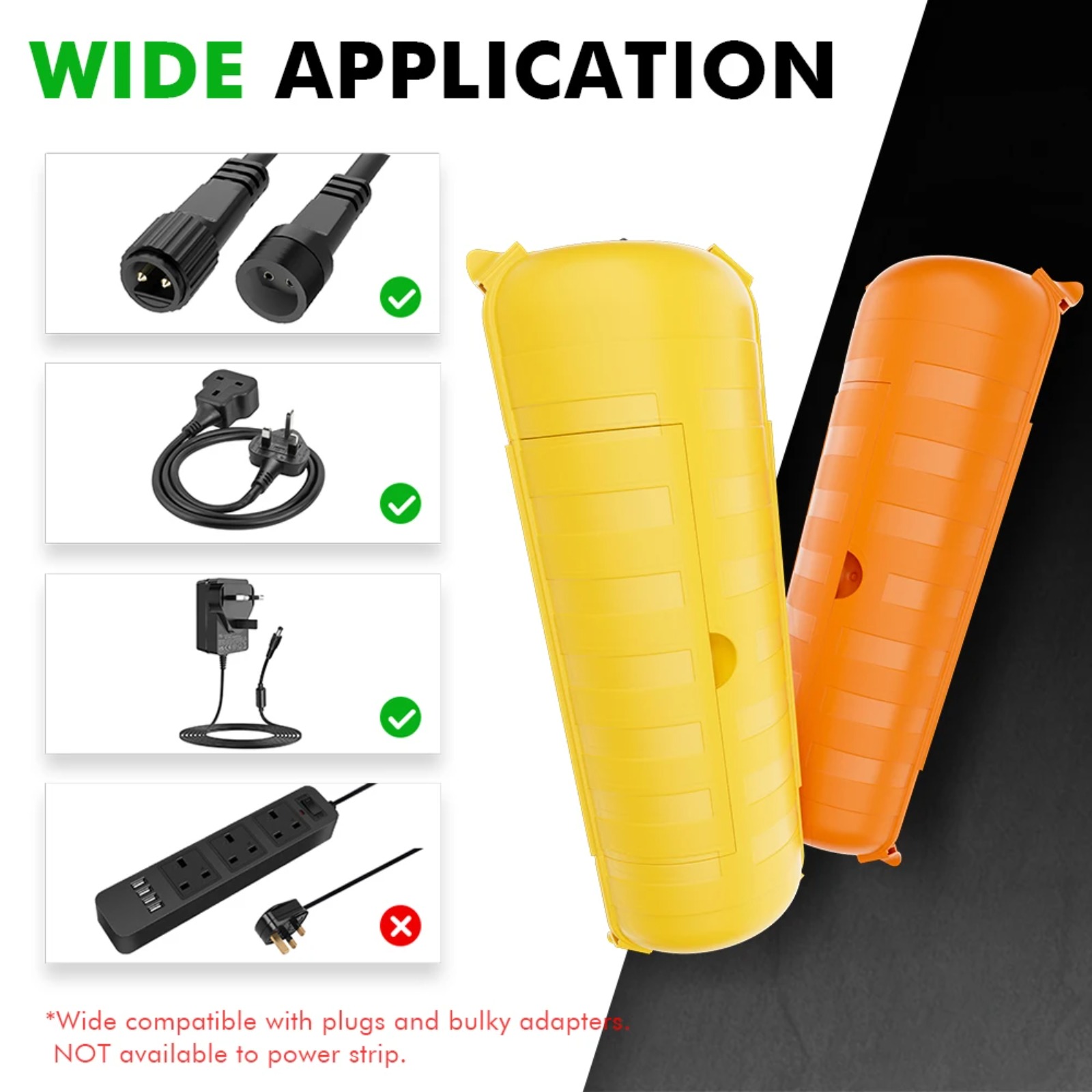 Outdoor Lighting Extension Cord - IP44 Dış Mekan Uzatma Kablosu Kapağı