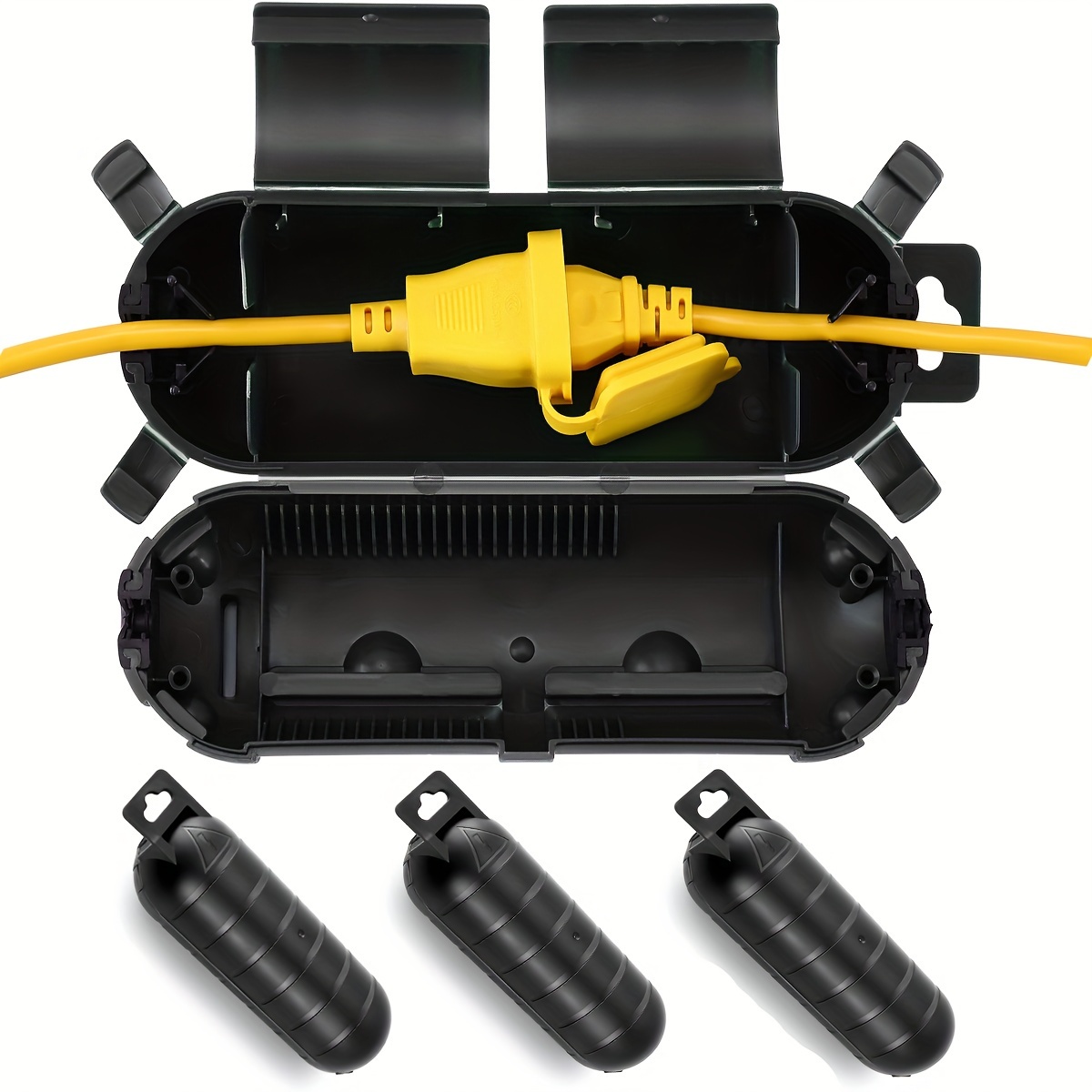 Outdoor Lighting Extension Cord - Dış Mekan Uzatma Kablosu Güvenlik Kapakları,