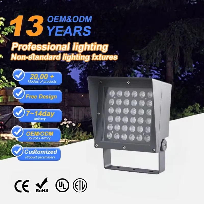 Led Flood Light - 36W Akıllı Stadyum LED Projektörü Dış