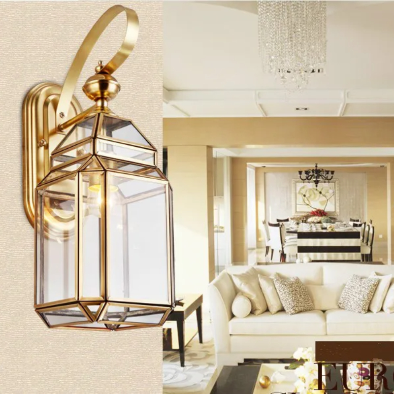 Outdoor Lighting Bronze - Modern Bronz Duvar Lambası D17cm Açık