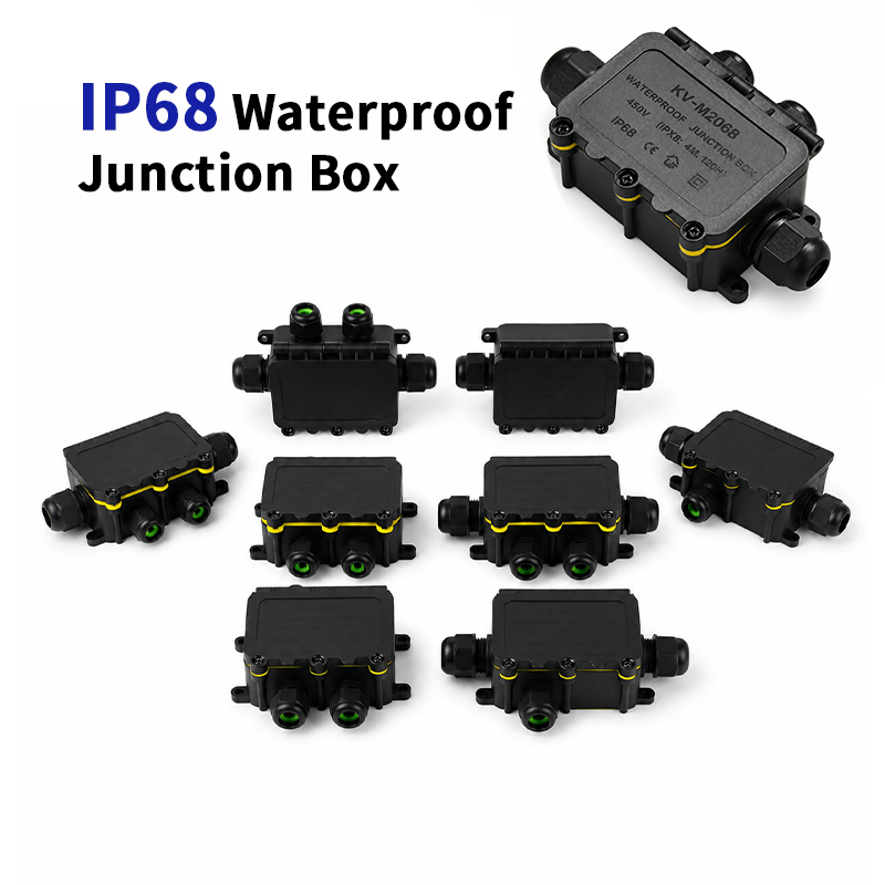 Outdoor Lighting Pole - IP68 Su Geçirmez Bağlantı Kutusu 2-8