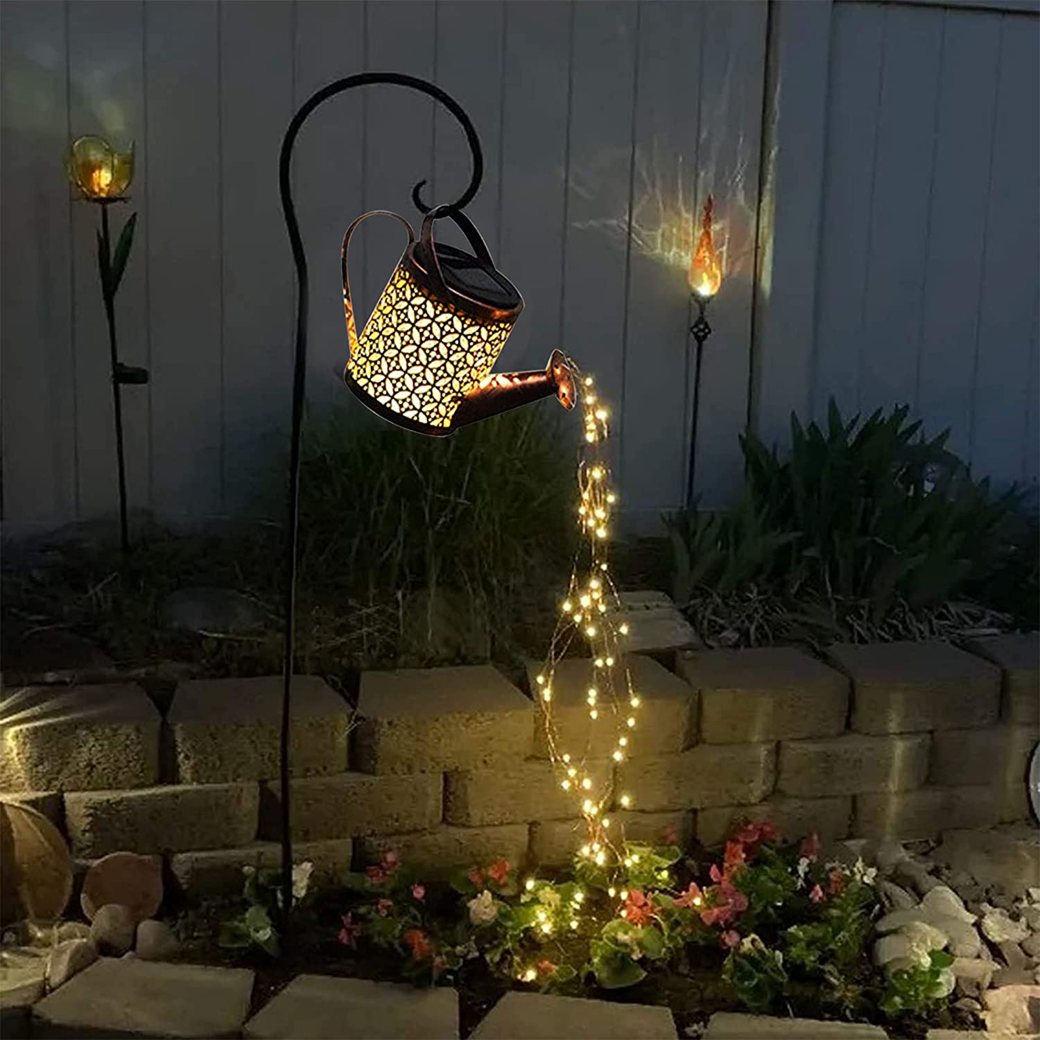 Outdoor Lighting Bronze - Güneş sulama kovası Işık Asılı Su