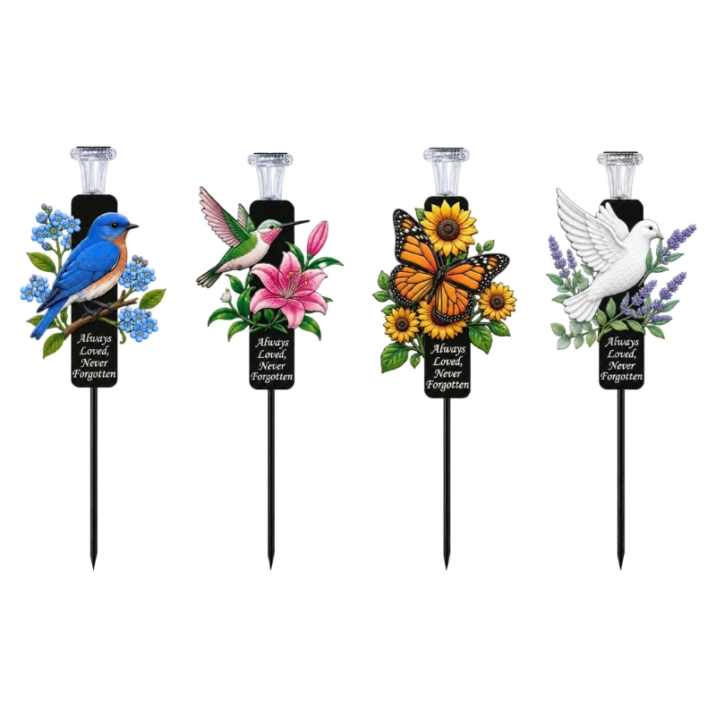 Outdoor Lighting Accent - Güneş Enerjili Bahçe Hissesi Hafif Metal