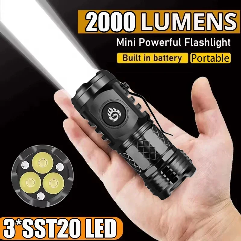 Outdoor Lighting Quality - Yüksek Güçlü Taktik El Feneri 3LED