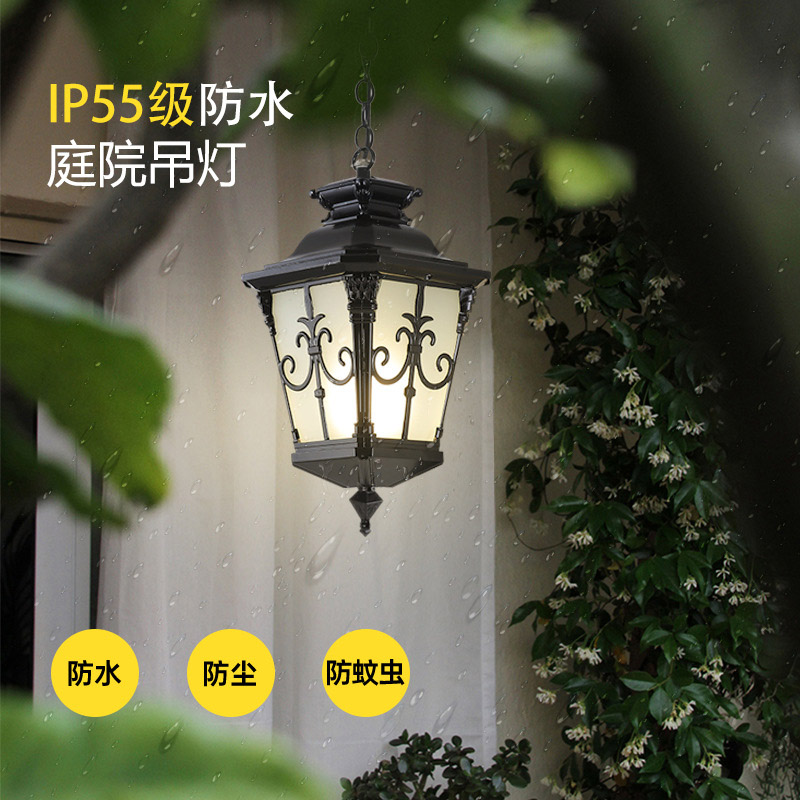 Outdoor Lighting Bronze - Su geçirmez Açık Sundurma Kolye Işıkları