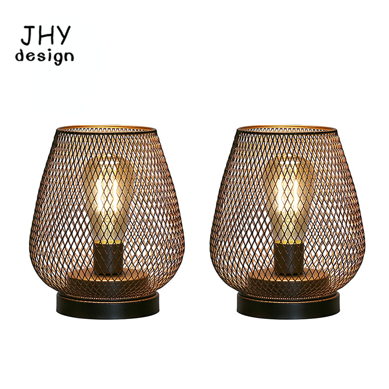 Outdoor Lighting Accent - Metal Kafes Masa Lambası LED Fener