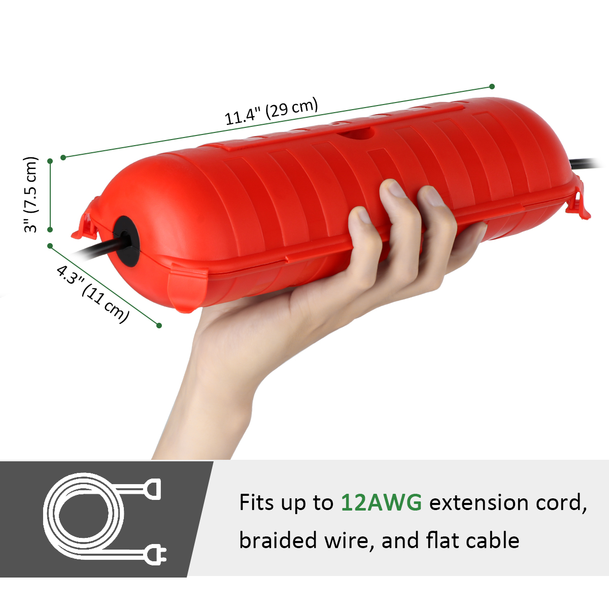 Hava koşullarına dayanıklı IP5 - Outdoor Lighting Extension Cord incelemesi ve fiyatı