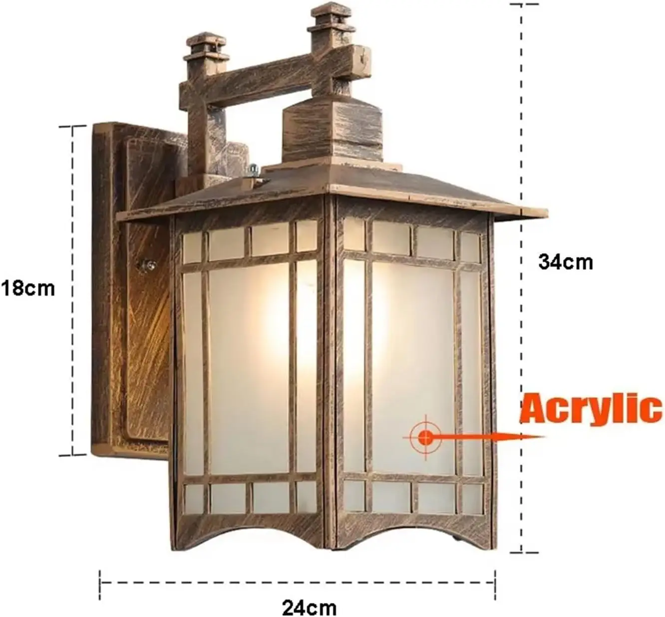 Duvar Lambası Su Geçirmez Mode - Outdoor Lighting Bronze incelemesi ve fiyatı