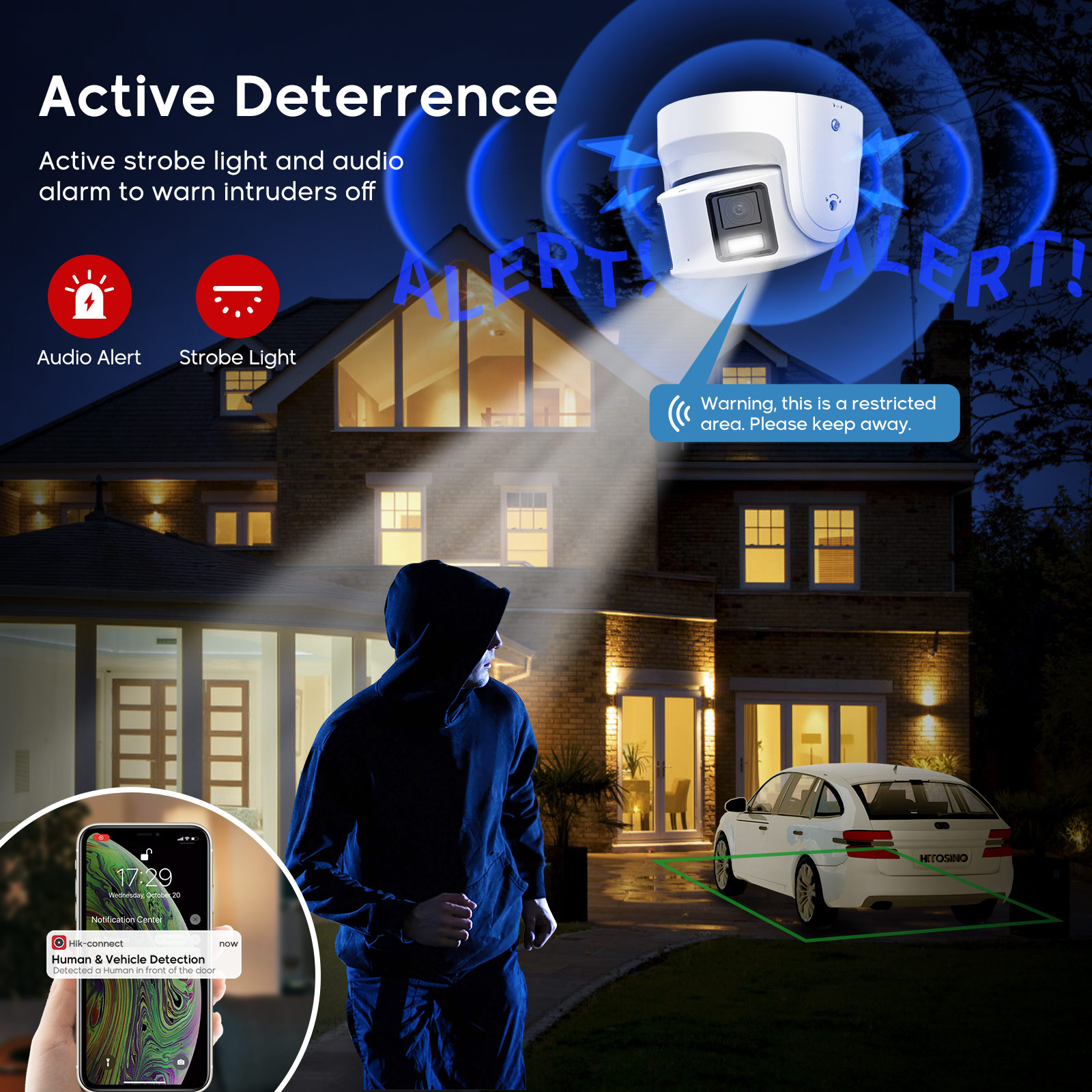 Hikvision Panoramik ColorVu IP - Outdoor Lighting And Camera incelemesi ve fiyatı