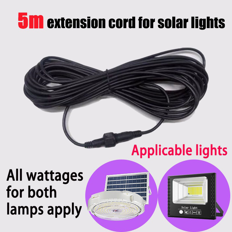 5m çift delik fiş Led güneş iş - Outdoor Lighting Extension Cord incelemesi ve fiyatı