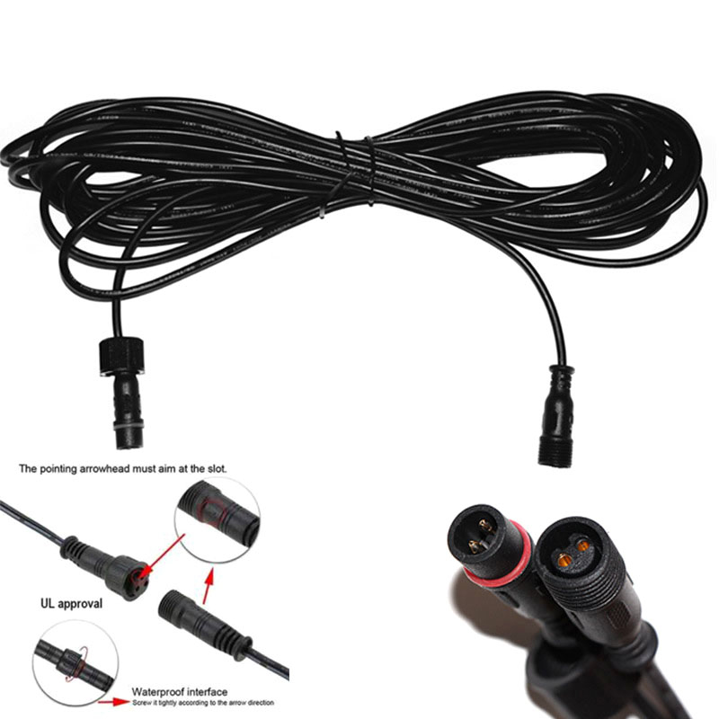 5m çift delik fiş Led güneş iş - Outdoor Lighting Extension Cord incelemesi ve fiyatı