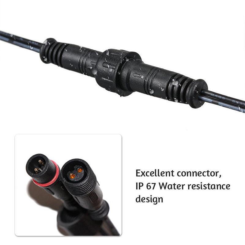 5m çift delik fiş Led güneş iş - Outdoor Lighting Extension Cord incelemesi ve fiyatı