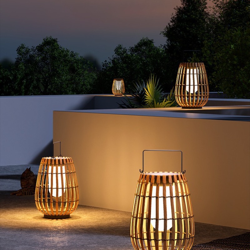 Lüks Güneş Enerjili Rattan Su  - Outdoor Lighting Accent incelemesi ve fiyatı