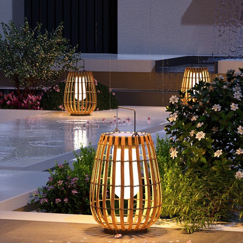 Lüks Güneş Enerjili Rattan Su  - Outdoor Lighting Accent incelemesi ve fiyatı