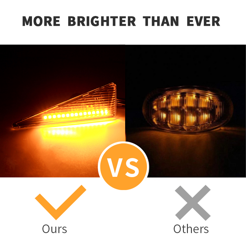 2 adet LED dönüş sinyali yan i - Outdoor Lighting Yellow incelemesi ve fiyatı