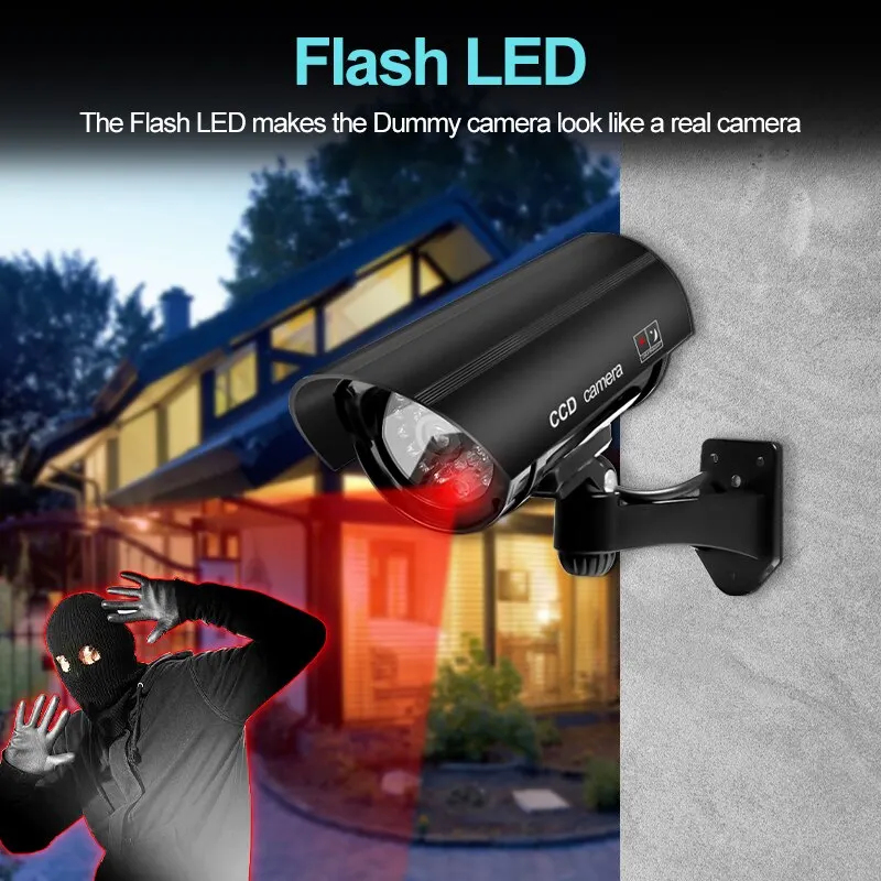 1PC Sahte Güvenlik Kamerası Su - Outdoor Lighting And Camera incelemesi ve fiyatı