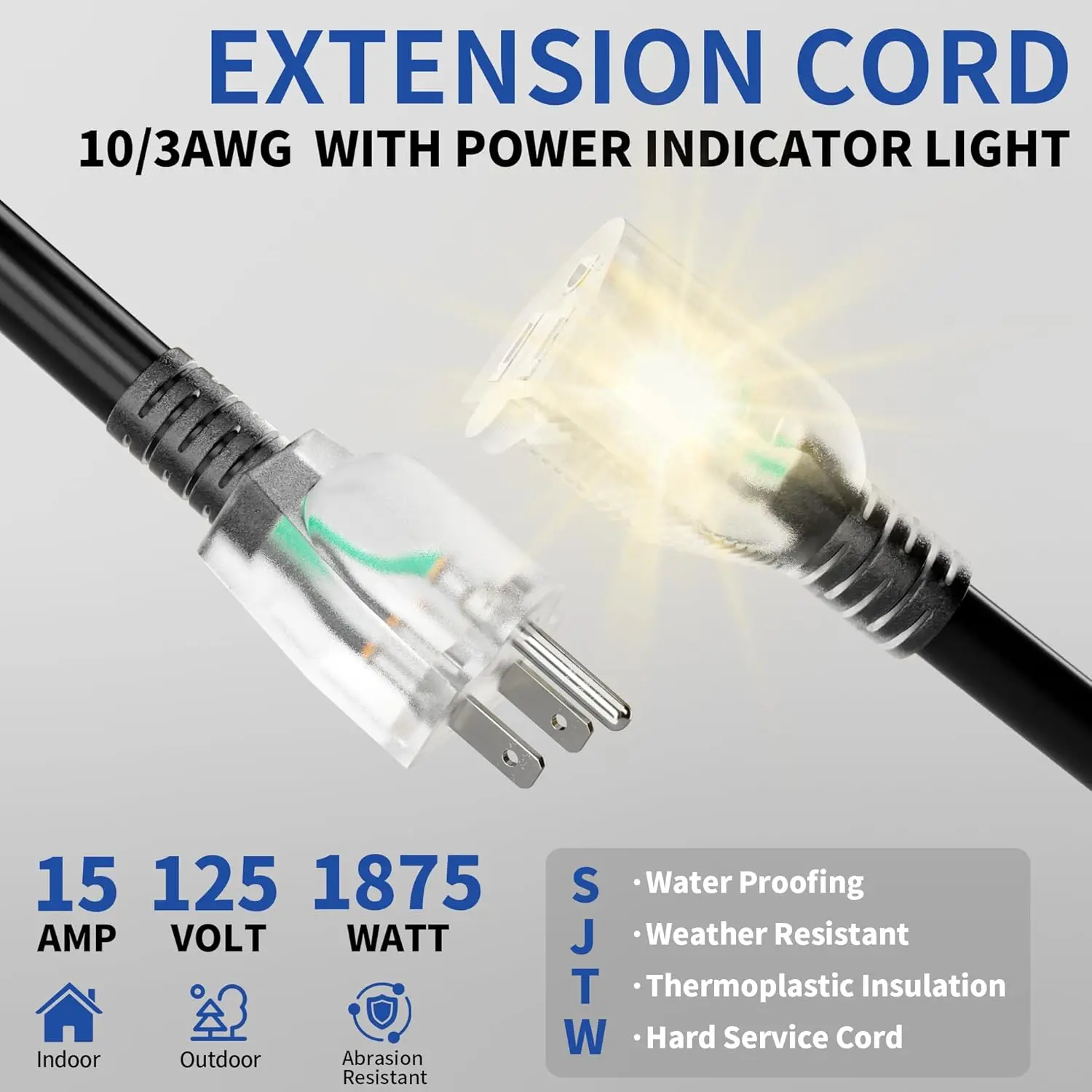100ft Dış Mekan/İç Mekan Uzatm - Outdoor Lighting Extension Cord incelemesi ve fiyatı