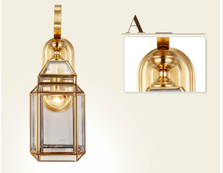 Modern Bronz Duvar Lambası D17 - Outdoor Lighting Bronze incelemesi ve fiyatı