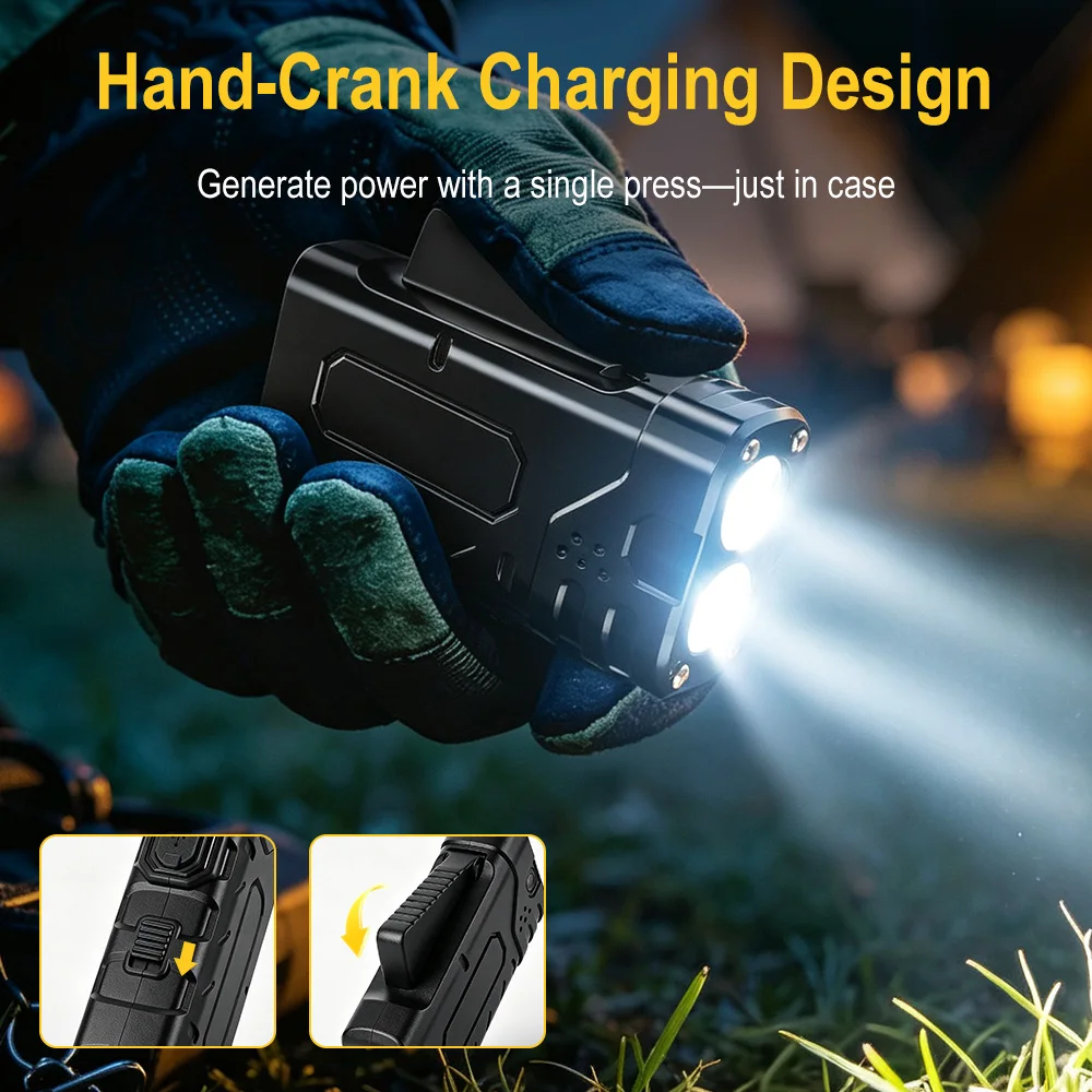 BORUIiT El Kranklı EDC LED Fen - Outdoor Lighting Quality incelemesi ve fiyatı