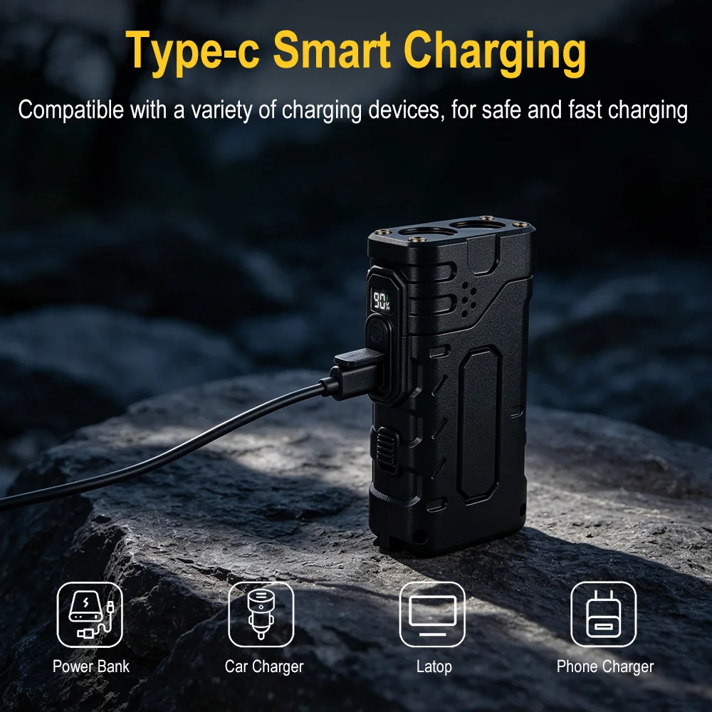 BORUIiT El Kranklı EDC LED Fen - Outdoor Lighting Quality incelemesi ve fiyatı