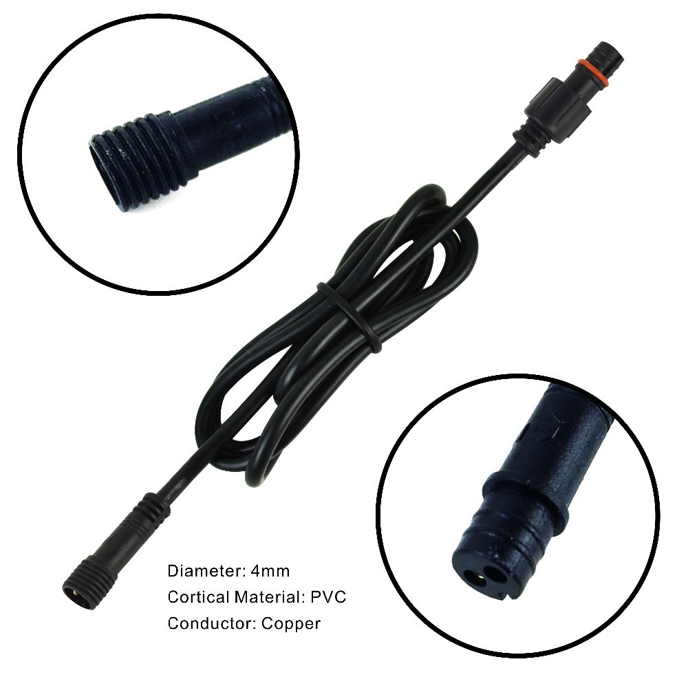 2pin DC LED-Kabel 1 Meter Verl - Outdoor Lighting Extension Cord incelemesi ve fiyatı