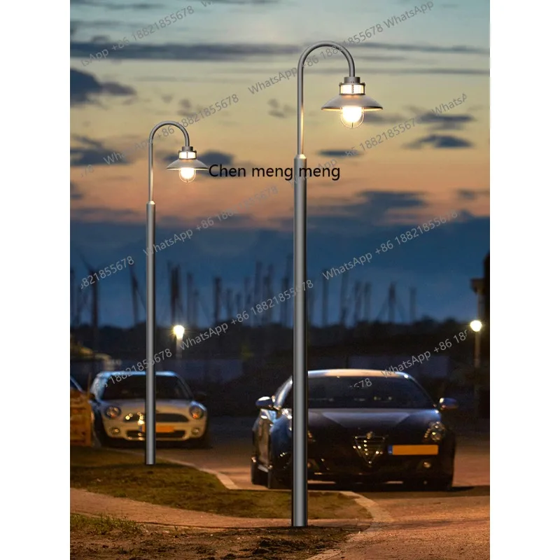 L6080 Modern sade dış mekan ba - Outdoor Lighting Pole incelemesi ve fiyatı