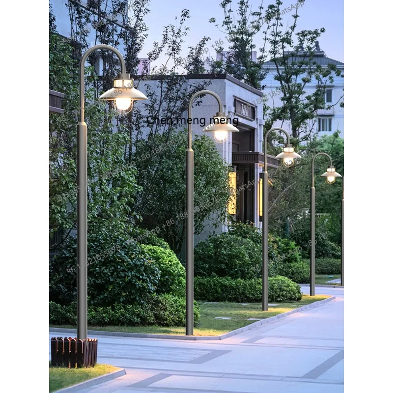 L6080 Modern sade dış mekan ba - Outdoor Lighting Pole incelemesi ve fiyatı