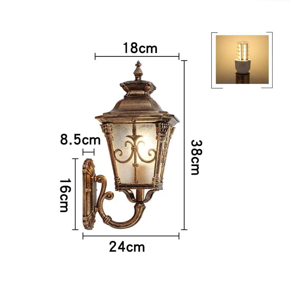 SANDIY Vintage duvar lambası d - Outdoor Lighting Bronze incelemesi ve fiyatı