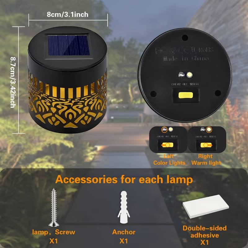 2'li Paket Güneş Enerjili Bahç - Outdoor Lighting Yellow incelemesi ve fiyatı