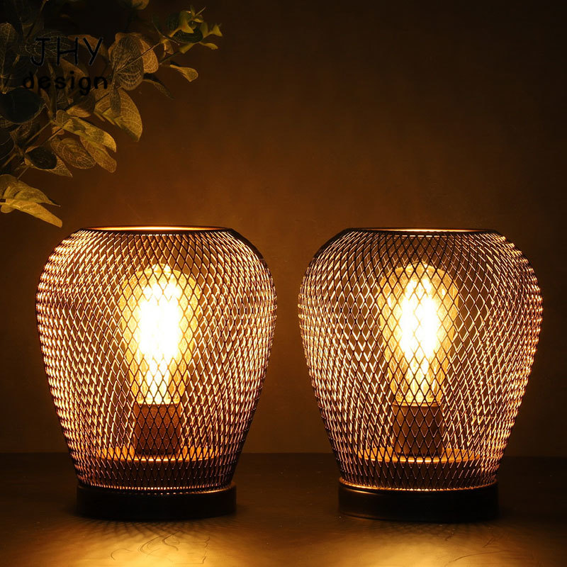 Metal Kafes Masa Lambası LED F - Outdoor Lighting Accent incelemesi ve fiyatı