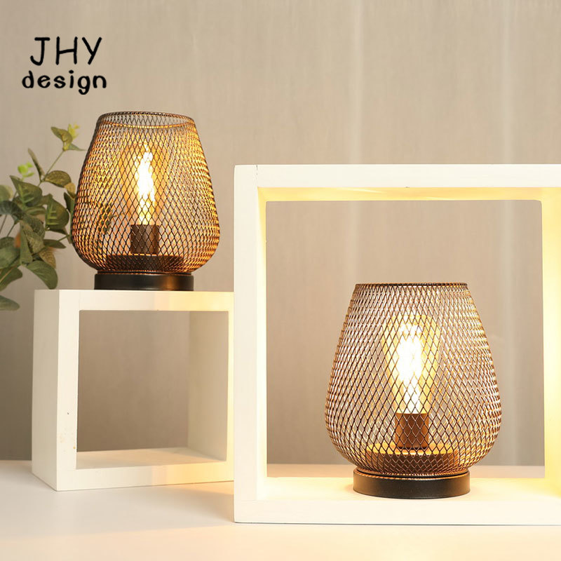 Metal Kafes Masa Lambası LED F - Outdoor Lighting Accent incelemesi ve fiyatı