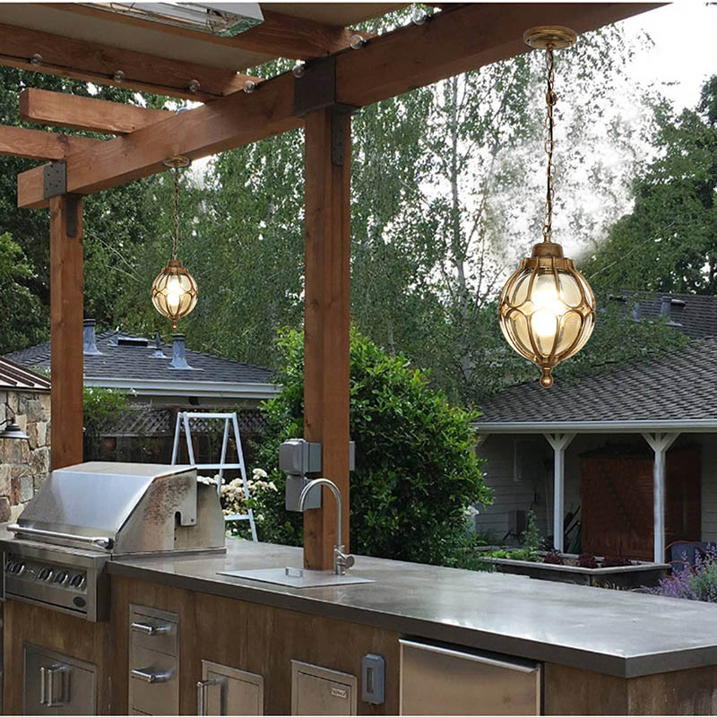 Siyah Açık Kolye Işıkları Cam  - Outdoor Lighting Bronze incelemesi ve fiyatı