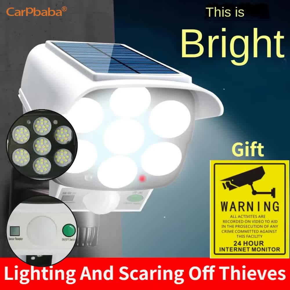 Açık Güneş Işığı Hareket Sensö - Outdoor Lighting And Camera incelemesi ve fiyatı