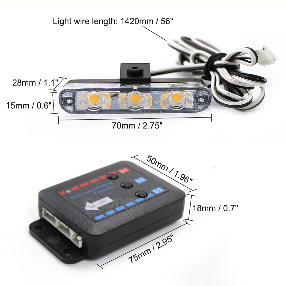 4x 3 LED Izgara Araba LED Flaş - Outdoor Lighting Yellow incelemesi ve fiyatı